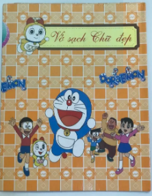 Bìa lót tập vở Doremon cho học sinh