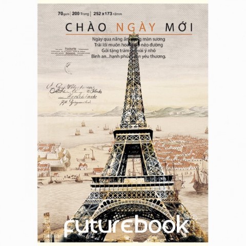 Tập sinh viên Future book 200 trang Chào ngày mới