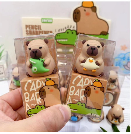 Đồ chuốt bút chì gỗ hình capybara